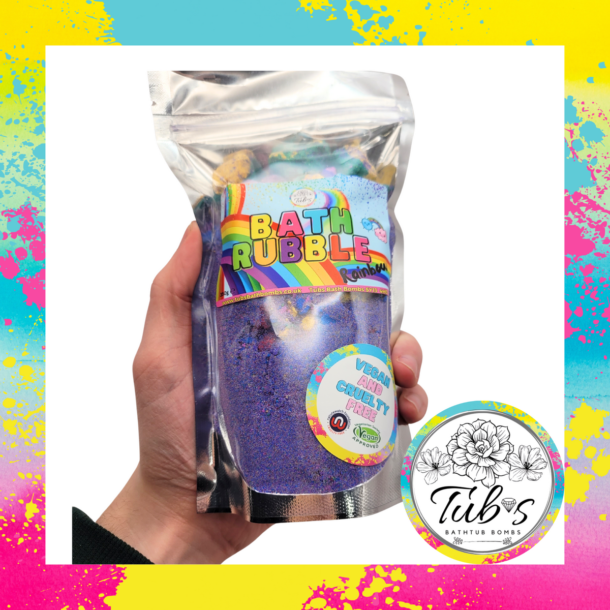Rainbow Rubble Tubs Bath Bombs