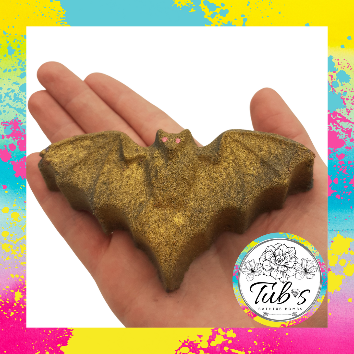 Rainbow Bat Bath Bomb