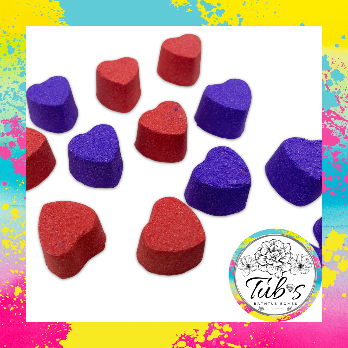 Love Rocks - Heart Shaped Bath Bombs