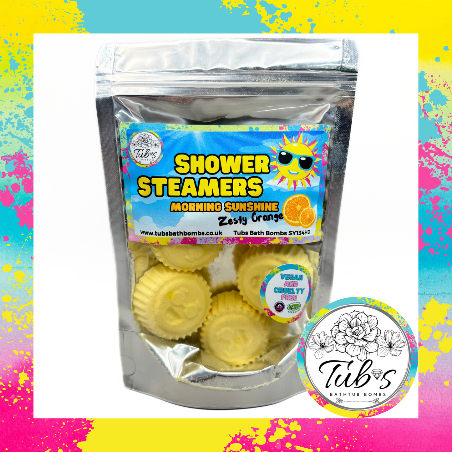 Morning Sunshine Orange Shower Steamers