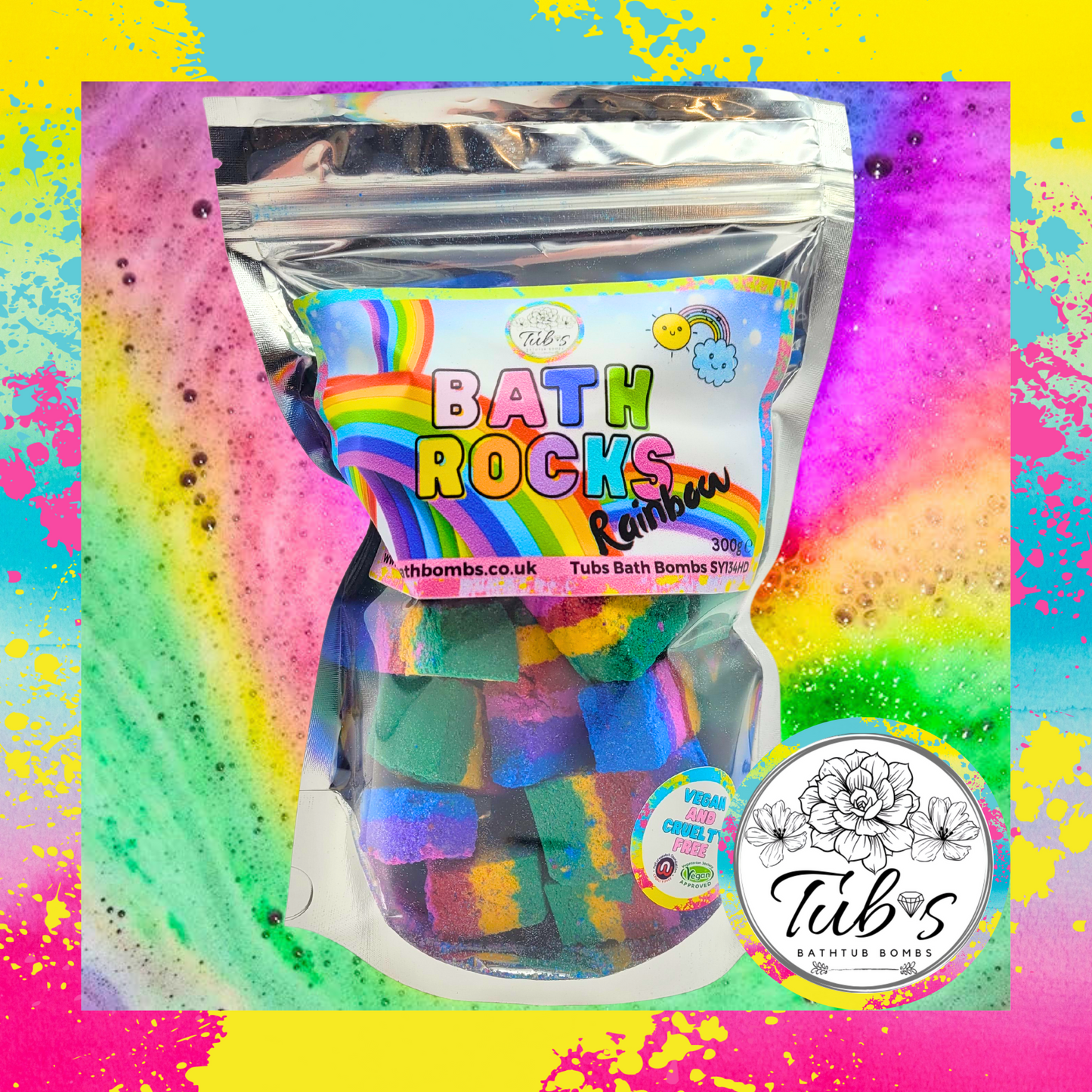 Rainbow Bath Rocks
