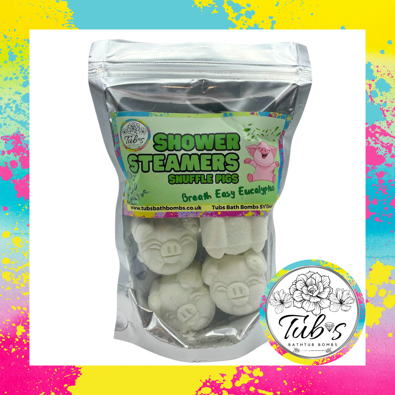 Snuffle Pigs Eucalyptus Shower Steamers