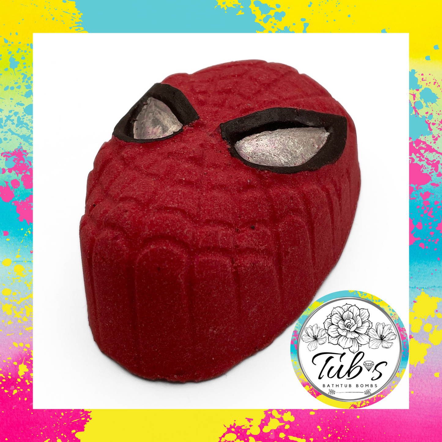 Red Superhero Bath Bomb - Spiderman Marvel Avengers
