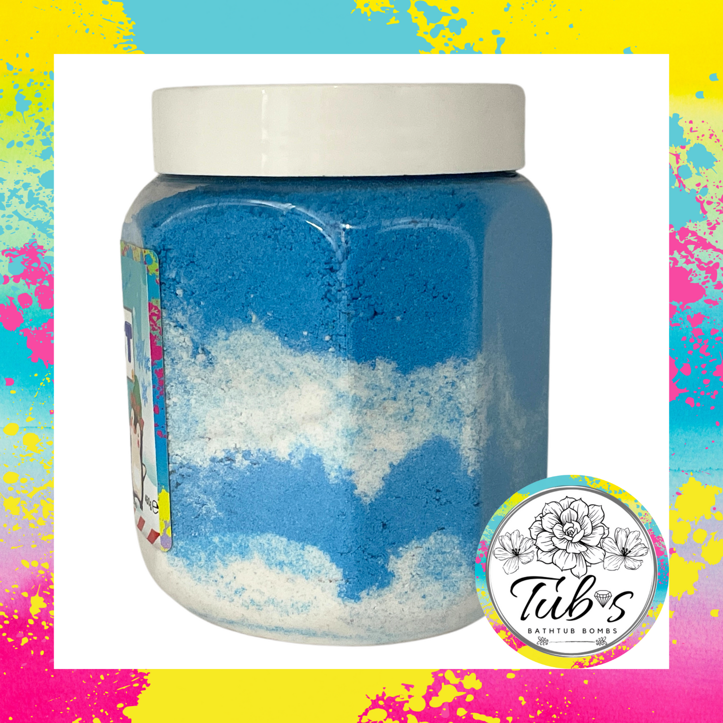 Christmas White Chocolate and Raspberry Bath Dust