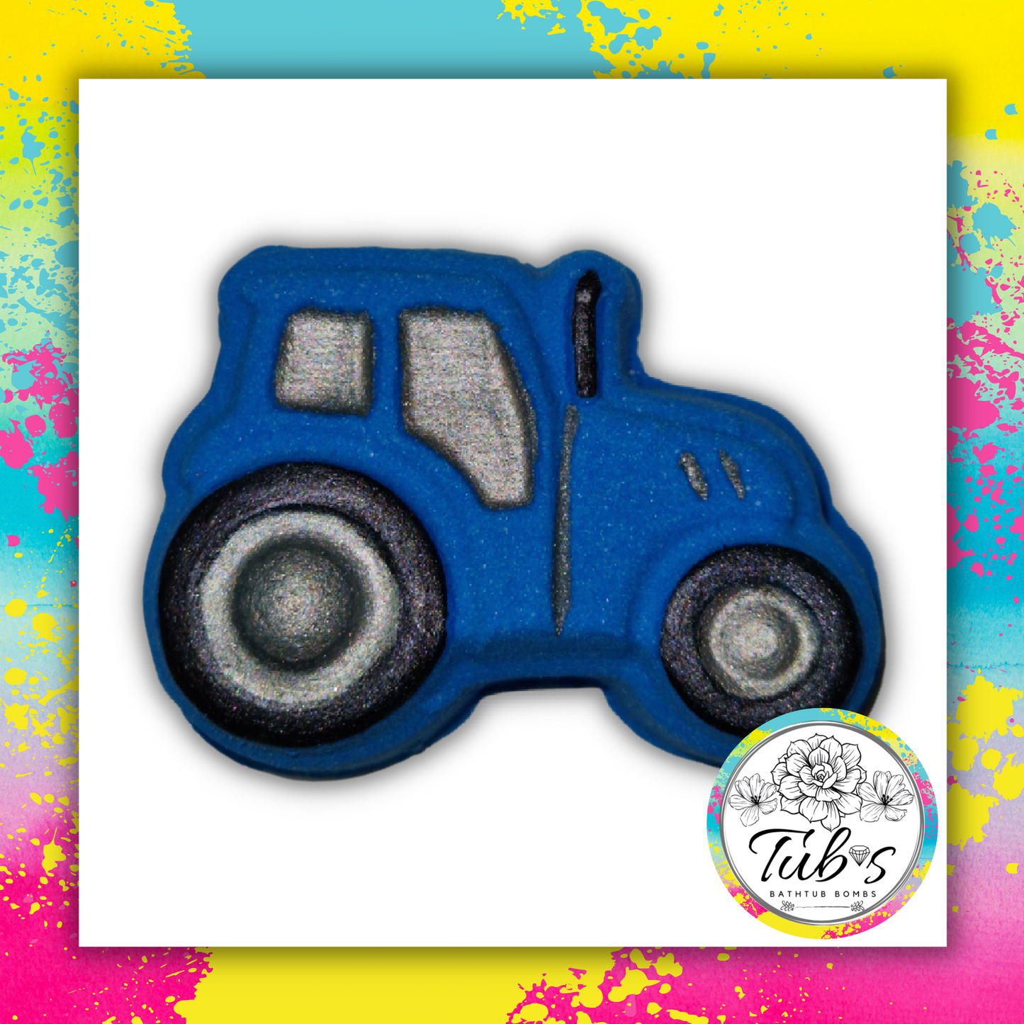 Blue Tractor Bath Bomb