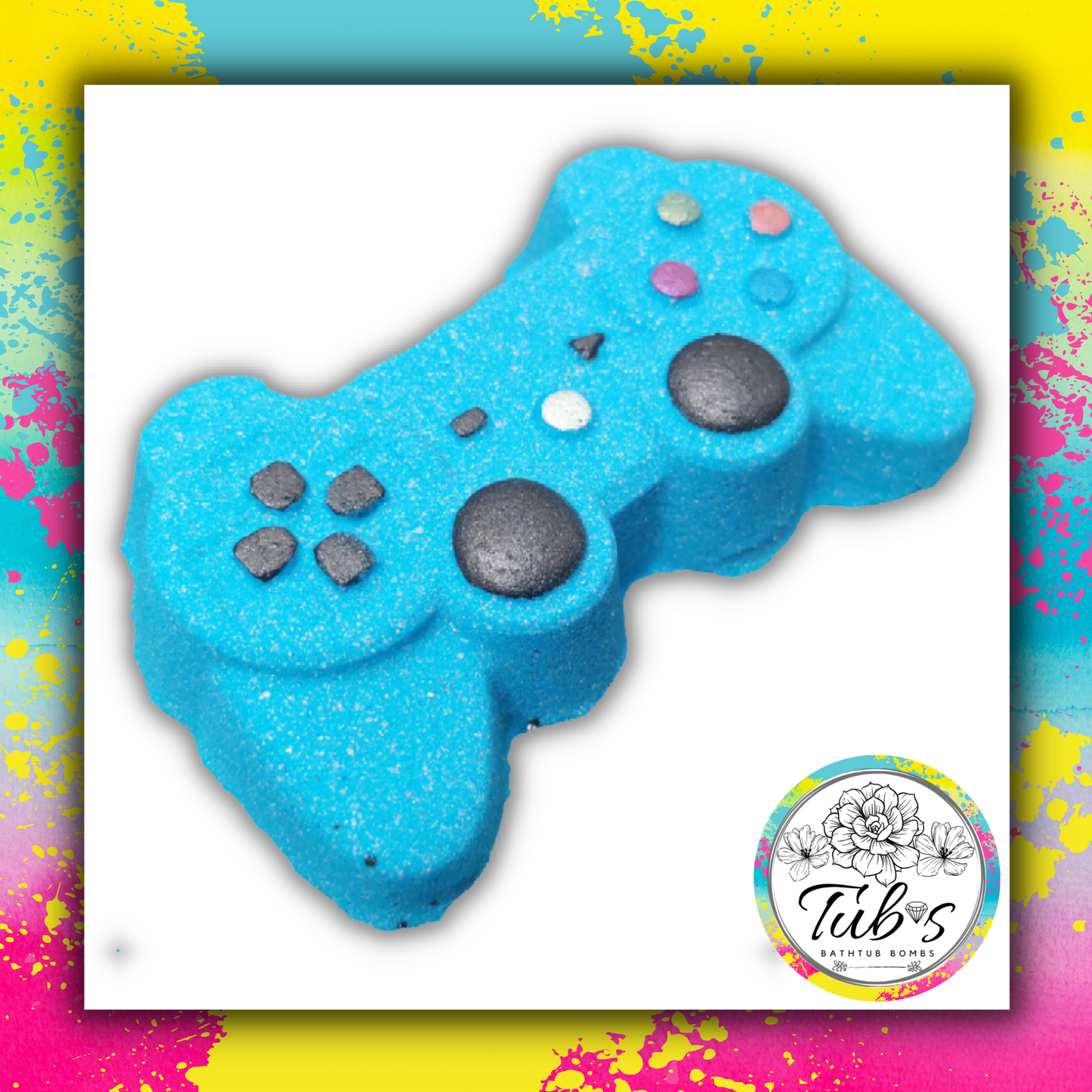 Blue Playstation Controller Bath Bomb