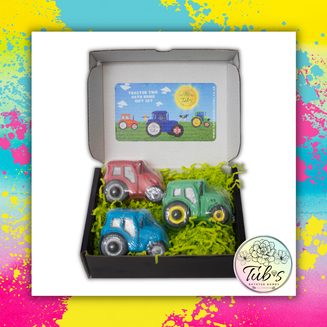 Trio of Tractors Gift set