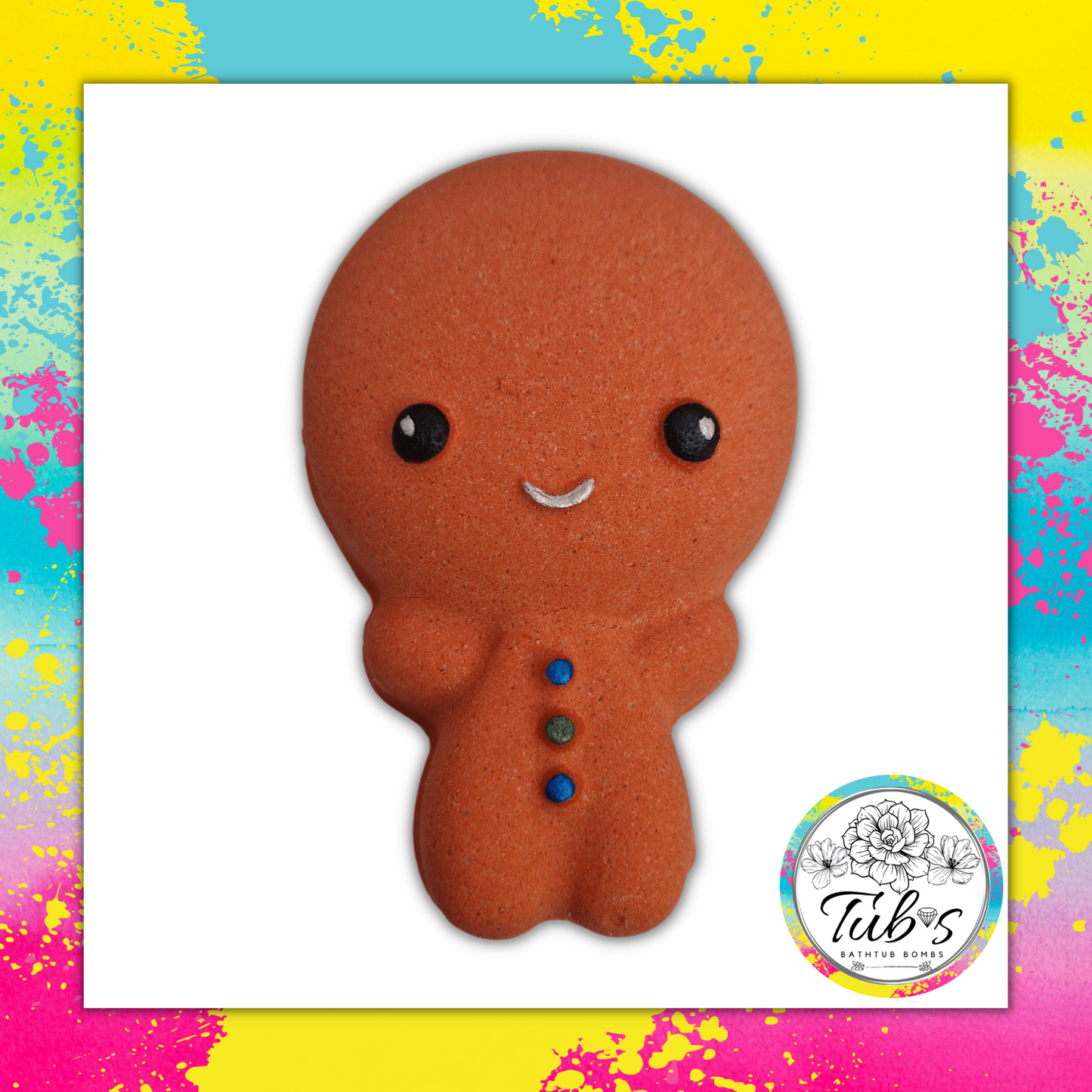 Cute Gingerbread People Bath Bomb Gift Set