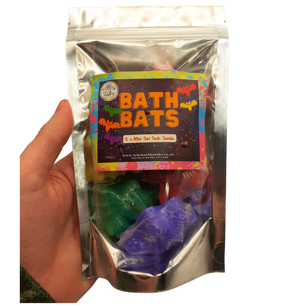 Bath Bats 5 Mini Bat Bath Bombs
