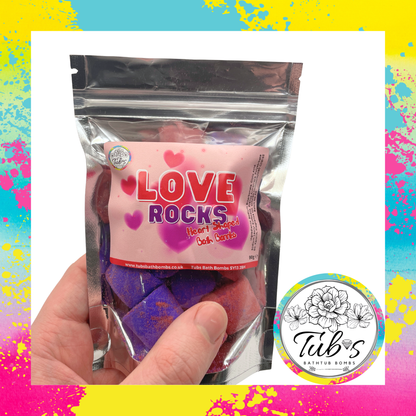Love Rocks - Heart Shaped Bath Bombs
