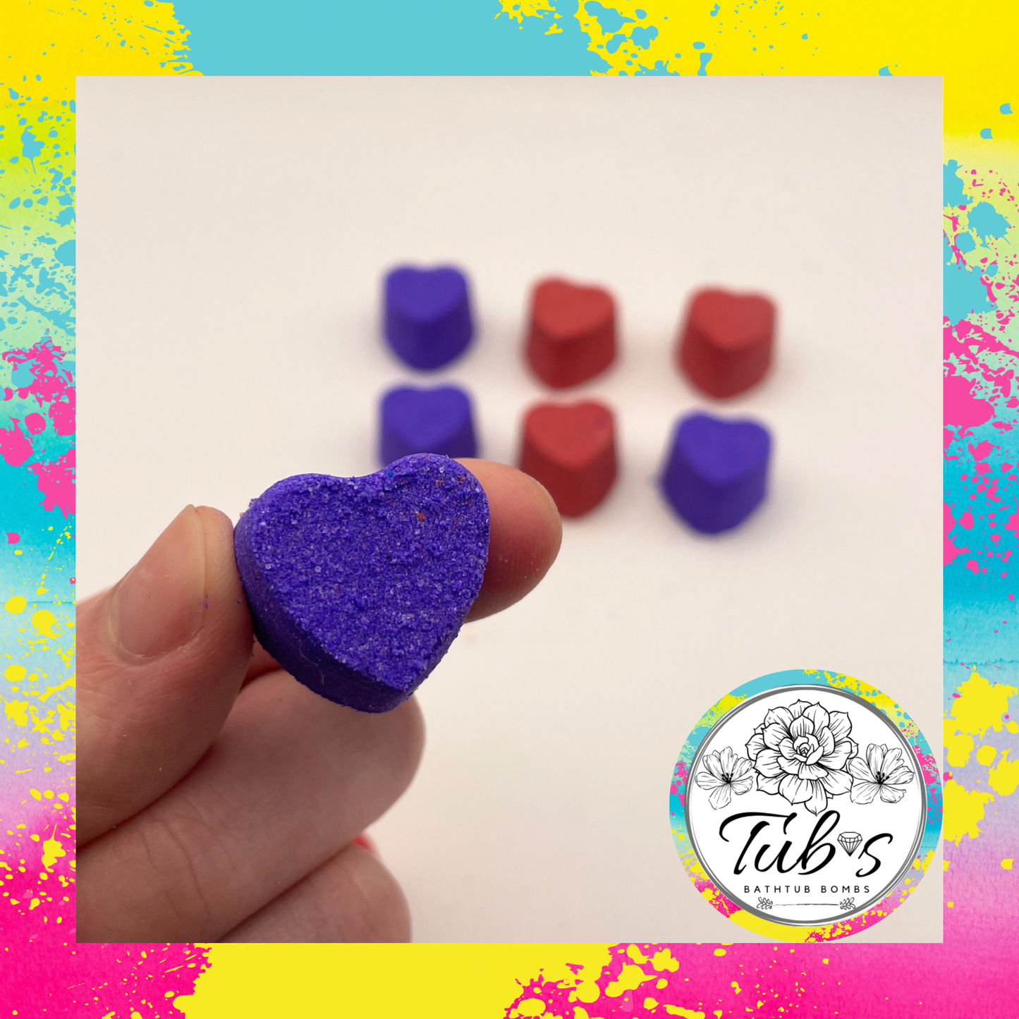 Love Rocks - Heart Shaped Bath Bombs