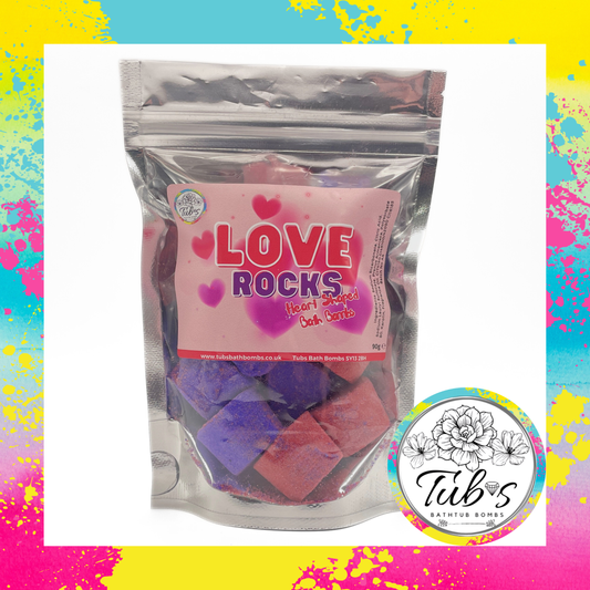 Love Rocks - Heart Shaped Bath Bombs