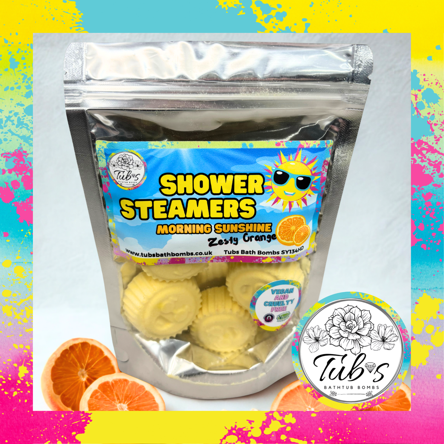 Morning Sunshine Orange Shower Steamers