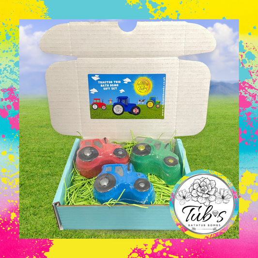 Trio of Tractors Gift set