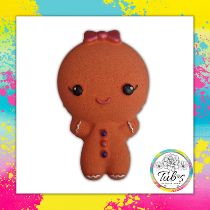 Cute Gingerbread People Bath Bomb Gift Set