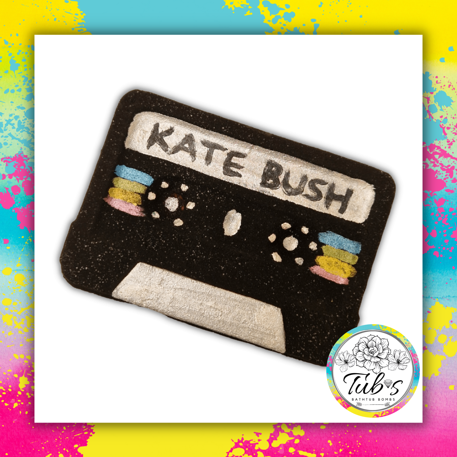 Kate Bush Cassette Tape Stranger Things Bath Bomb