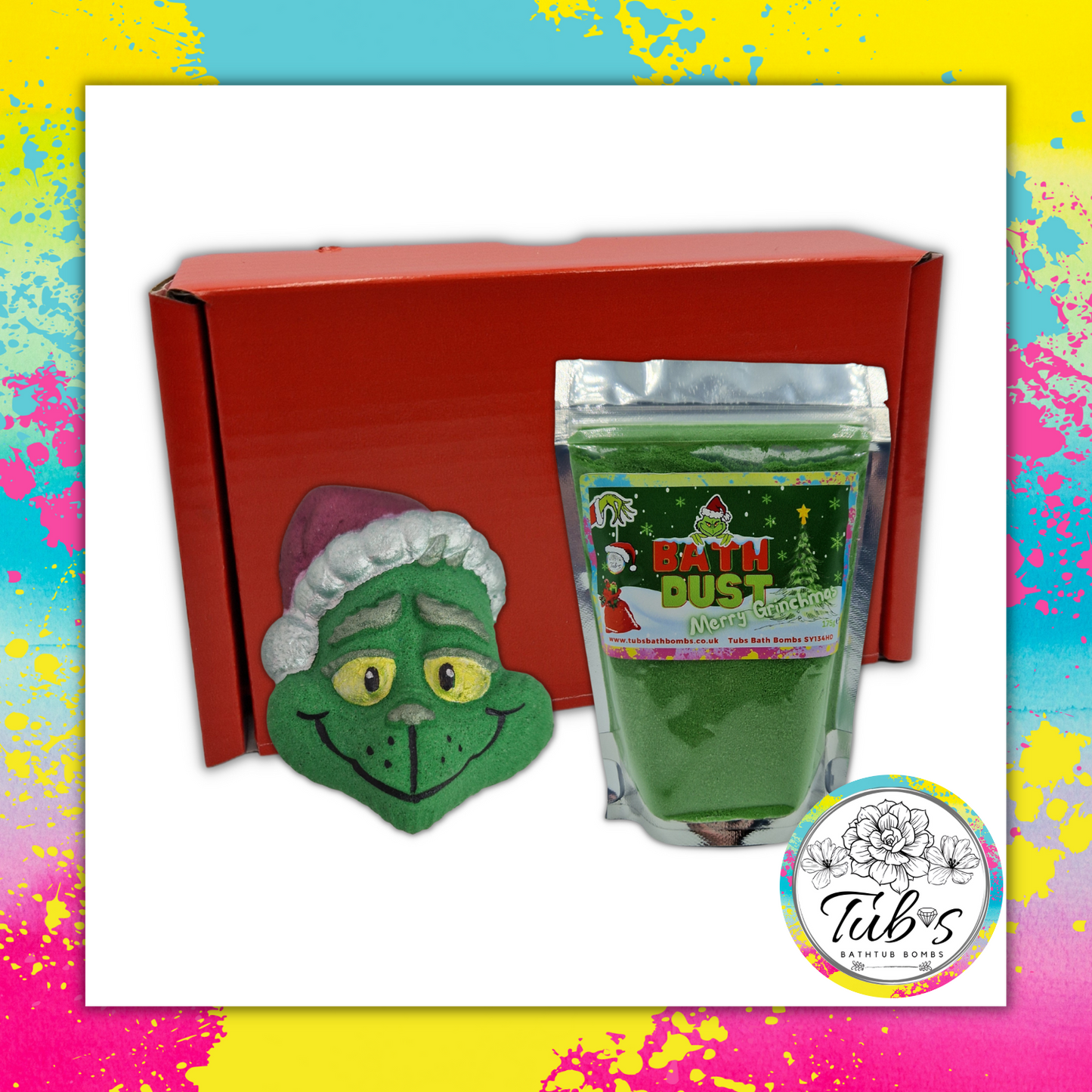 Grinch Bath Bomb Gift Set